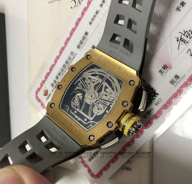 Richard Mille Replica Rm011 Asian 7750 Automatic Deployant Buckle