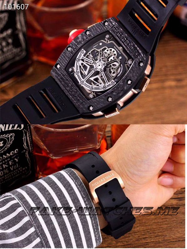 Richard Mille Replica Rm50-01 Rubber Belt Mechanical Men\'s Watch