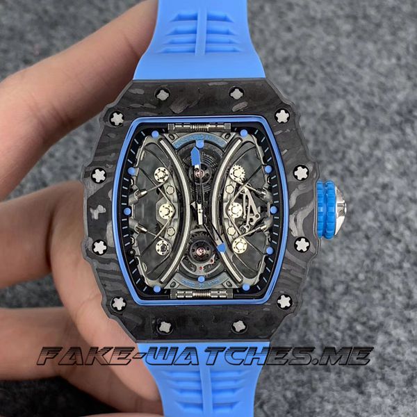 Richard Mille Replica RM 53-01.XJ Rubber Belt Mechanical Men's Watch