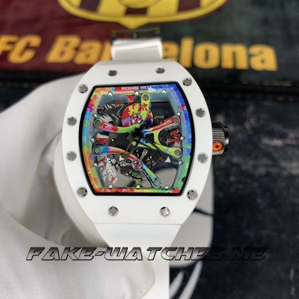 Richard Mille Replica RM68-01 Rubber Belt Mechanical Men's Watch