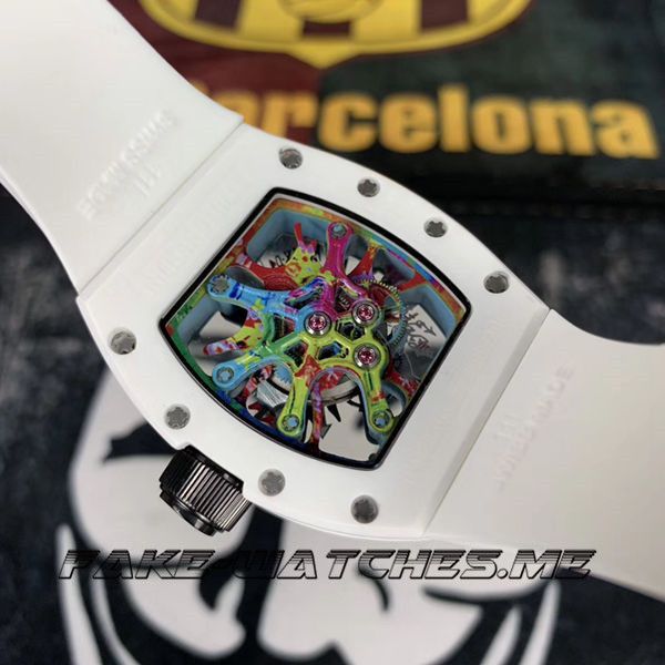 Richard Mille Replica RM68-01 Rubber Belt Mechanical Men\'s Watch