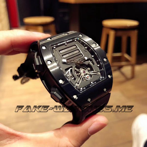 Buy Richard Mille Replica RM 69Ti Rubber Belt Mechanical Male Watch