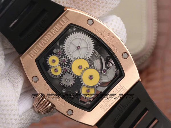 Richard Mille Replica RM018 Series Rubber Belt Mechanical Men\'s Watch