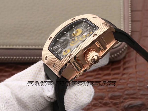 Richard Mille Replica RM018 Series Rubber Belt Mechanical Men\'s Watch