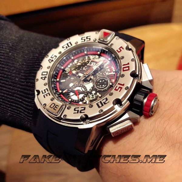 Richard Mille Replica RM032 Rubber Belt Mechanical Male Watch