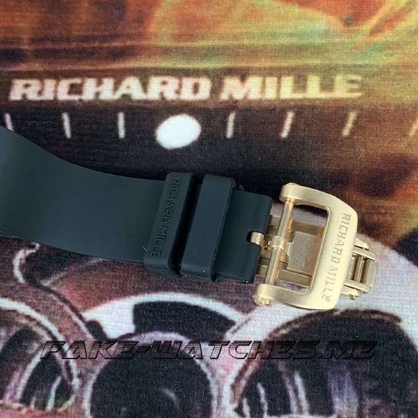 Richard Mille Replica RM037 Rubber Belt Mechanical Male Watch