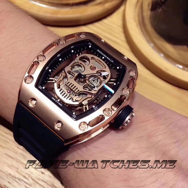 Richard Mille 1:1 Replica RM052 Rubber Belt Mechanical Male Watch