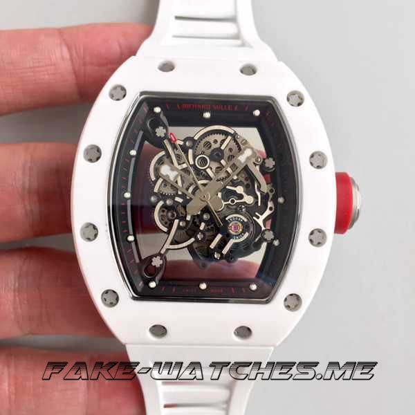 Richard Mille replica RM055 rubber belt mechanical male watch KW