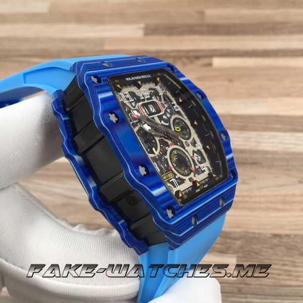 Fake - Richard Mille Replica RM11-03 Rubber with Carbon Fiber Shell