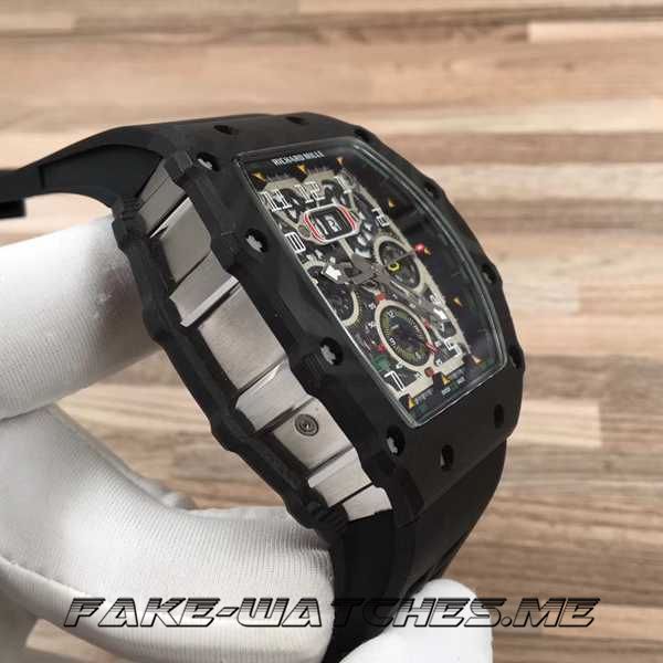 Fake - Richard Mille Replica RM11-03 Rubber Belt with Perfect Patterns