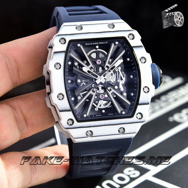 Richard Mille Replica RM12-01 Rubber Belt Mechanical Men's Watch