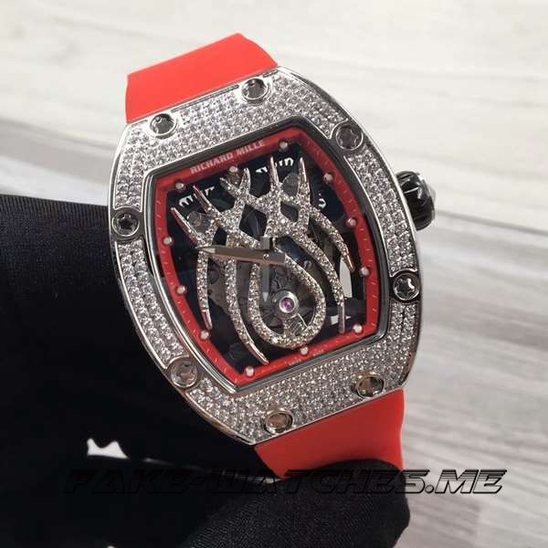Richard Mille replica rm19-01 Spider Rubber with sapphire