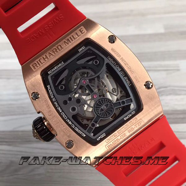Richard Mille Replica RM26-02 Rubber Belt Eye of Evil and Fire of Hell