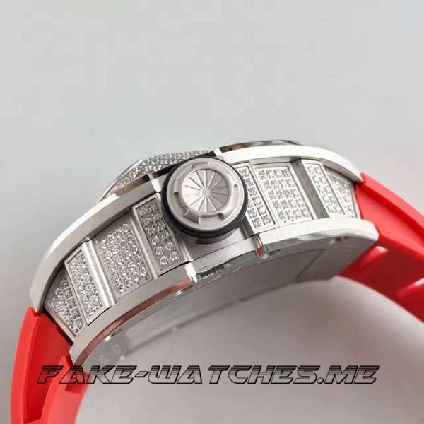 Richard Mille Replica RM 27 Pablo MacDonogh TiC Grey Watch - Red