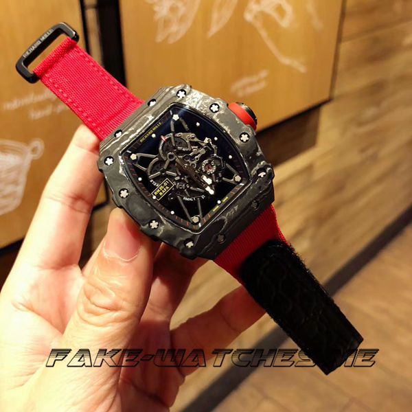 Richard Mille Replica RM35-01 Rubber Belt Mechanical Men\'s Watch