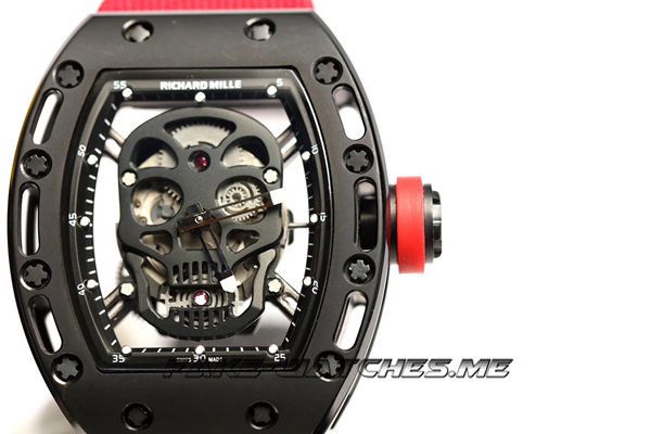 Richard Mille Replica RM52-01 Skull Fabric + Bull Belt Mechanical Men\'s Watch