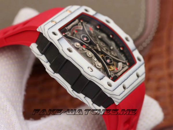 Richard Mille Replica RM53-01.KV Rubber Belt Mechanical Men\'s Watch