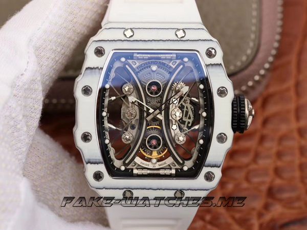 Richard Mille Replica RM53-01.KV Rubber Belt Mechanical Men\'s Watch