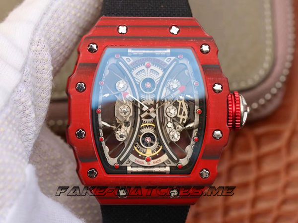 Richard Mille Replica RM53-01.KV Fabric + Belt Machinery Men's Watch