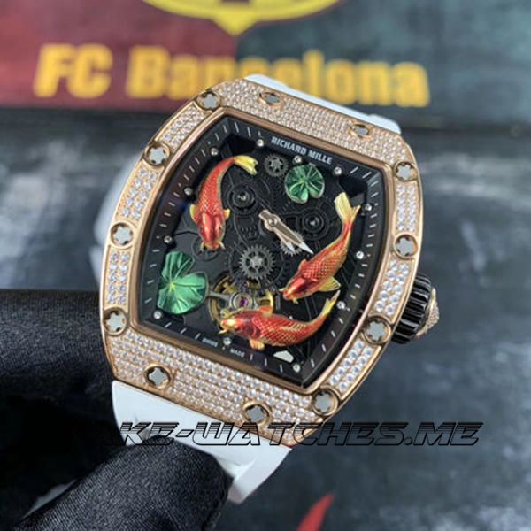 Richard Mille Replica RM57-01 Rubber Belt Mechanical Men's Watch