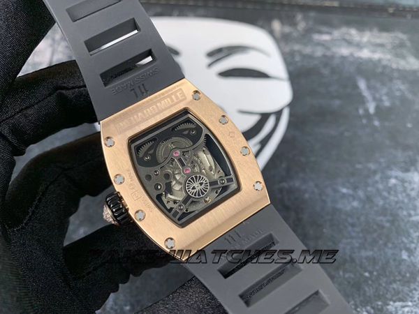 Richard Mille Replica RM57-01 Rubber Belt Mechanical Men\'s Watch