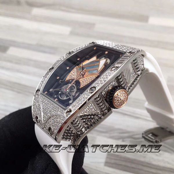 Richard Mille 1:1 Replica RM71-01 Rubber Belt Mechanical Watch