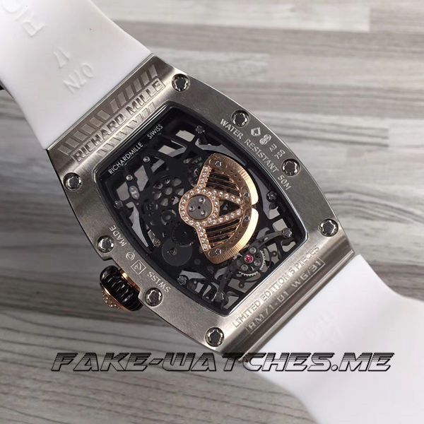 Richard Mille 1:1 Replica RM71-01 Rubber Belt Mechanical Watch