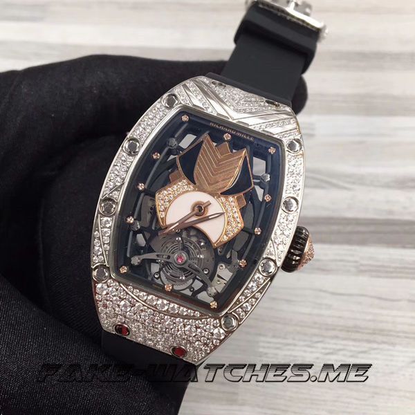 Richard Mille Replica RM71-01 Rubber Belt Mechanical Watch